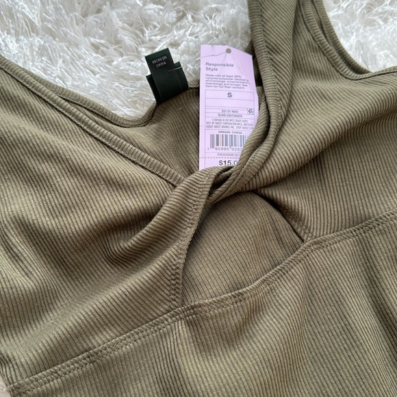 Wild Fable Tank Bodysuit with Cutout - Picture 2 of 6